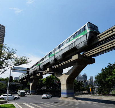 重慶市軌道交通四號(hào)線(xiàn)二期土建五標(biāo)段工程
